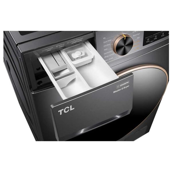 TCL C210WDG - 10Kg - Front Loading Washing Machine & Dryer - Gray 