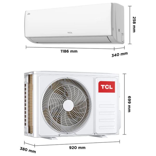TCL Extreme series TAC-24CSA/XT- 2 Ton - Wall Mounted Split - cooling only - White