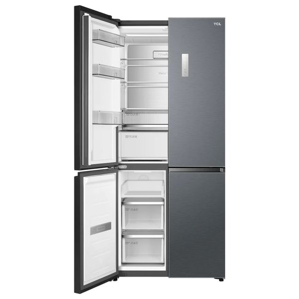 TCL C810CDSS - 23 ft - Side By Side Refrigerator - Silver 