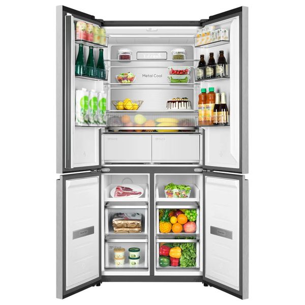 TCL C810CDSS - 23 ft - Side By Side Refrigerator - Silver 