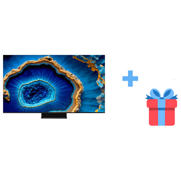  شاشة تي سي ال 65-انج فئة C755 - سمارت - 4K - QD-Mini LED - 144 هيرتز + هدية مجانية 