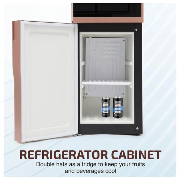 TCL TY-LWYR85B - Water Dispenser With Refrigerator - Black