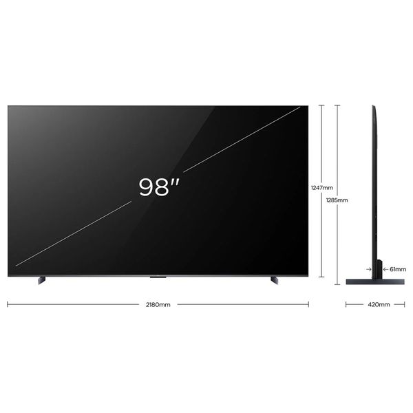  TCL 98-Inch C6K Series - Smart - 4K - QD-Mini LED - 120Hz - 2025 Model 