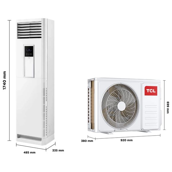  TCL TAC-28CHFA/CE - 2.5 Ton - Floor Standing Split - White 