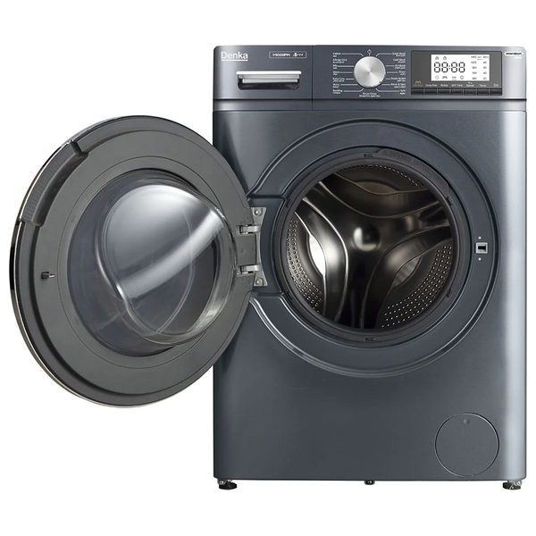  Denka MWM-12GFL - 12Kg - 1400RPM - Front Loading Washing Machine - Gray + Free Gift 