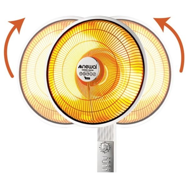 نوال CHT-560-01 – مدفأة كربون – أبيض