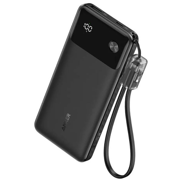 Anker A1388H11 - 10,000mAh - Power Bank 22.5W with USB-C Cable - Black