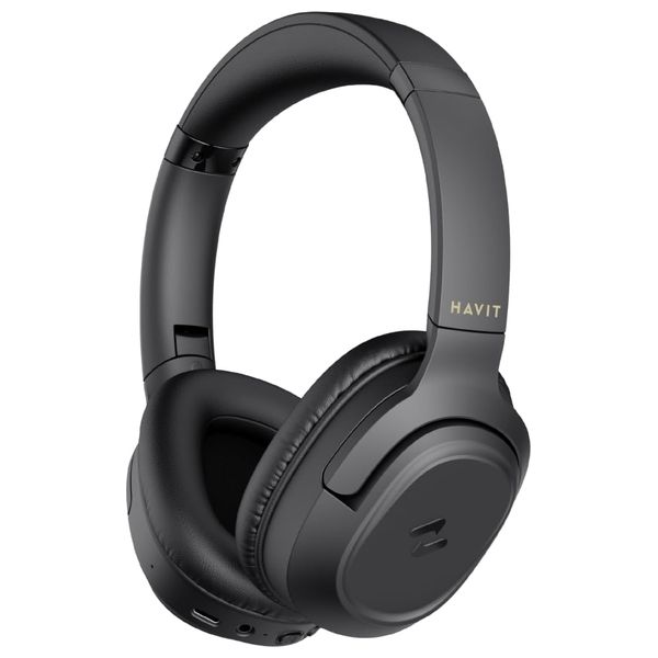 سماعة بلوتوث حول الأذن هافيت - H612BT - اسود