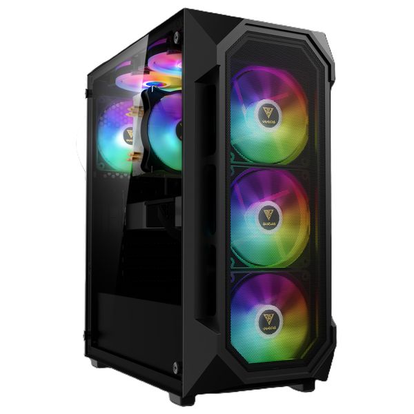Gamdias AURA GC1 ELITE ARGB - Computer Case - Black