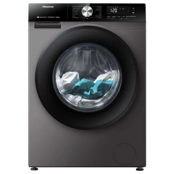  Hisense WF3S1243BT - 12Kg - 1400RPM - Front Loading Washing Machine - Gray 