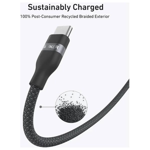  كيبل انكر يو إس بي-سي إلى يو إس بي-سي - 1.8 متر - أسود - A82E2H12 