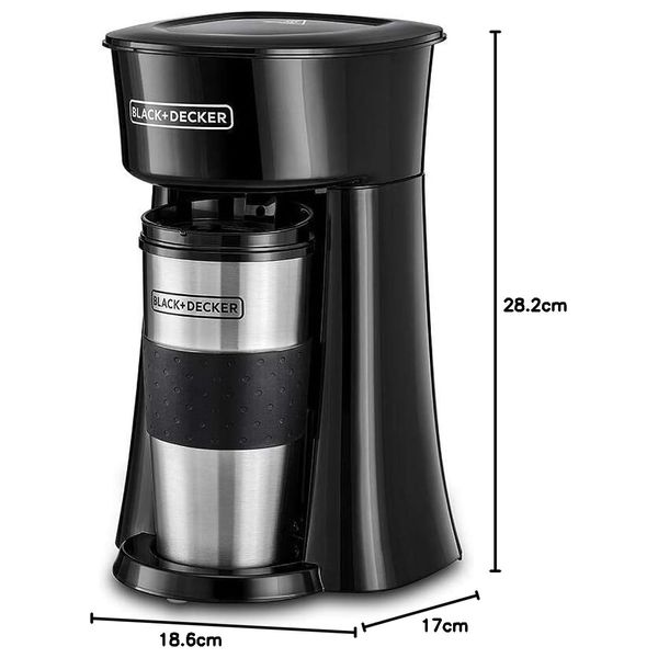ماكينة قهوة بلاك آند ديكر - DCT10‑B5 - 650 واط - سلفر