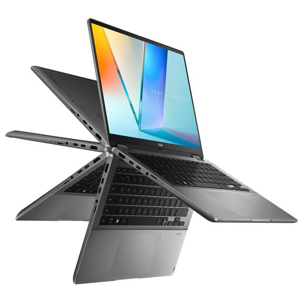 لابتوب اسوس 14-انج - Vivobook 14 Flip AS TP3407S-QL011W Copilot+ PC - core Ultra 5 226V - شاشة تعمل باللمس - Shared  - ويندوز 11 - 16 كيكابايت/ 512 كيكابايت SSD