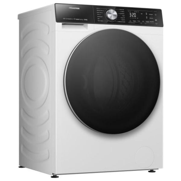 غسالة هايسنس فتحة امامية - 10.5 كغم - 1400 دورة بالدقيقة - WF5S1045BW - أبيض