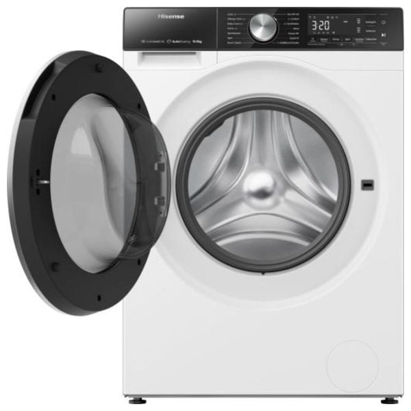 غسالة هايسنس فتحة امامية - 10.5 كغم - 1400 دورة بالدقيقة - WF5S1045BW - أبيض