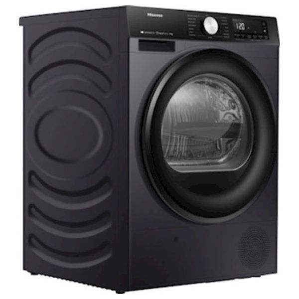 Hisense DH3S902BT - 9Kg - Front Loading Dryer - Black