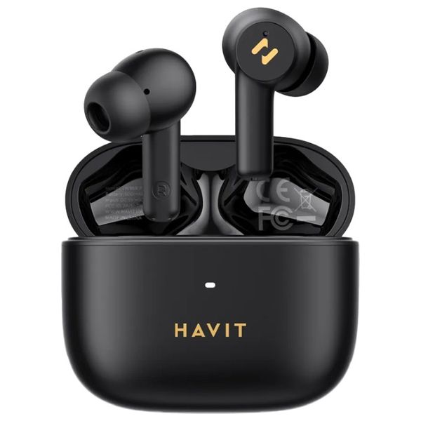  سماعة بلوتوث داخل الاذن هافيت - TW958PRO - اسود 