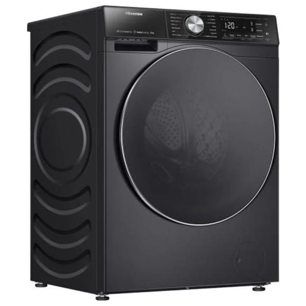 Hisense WD5S1245BB - 12Kg - 1400 RPM - Front Loading Washing Machine - Black 