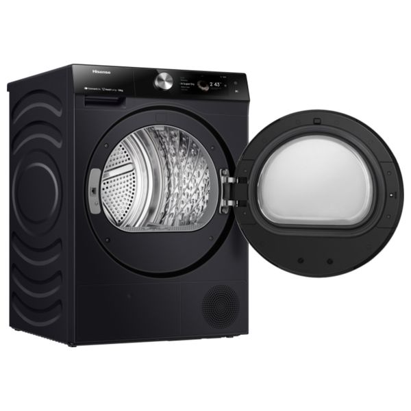 Hisense DH7S107BB - 10Kg - Front Loading Dryer - Black