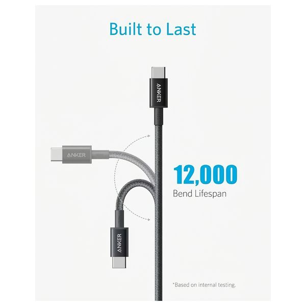  كيبل انكر يو إس بي-سي إلى يو إس بي-سي - 0.9 متر - أسود - A81D5H11 