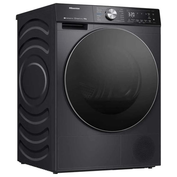 Hisense WF5S1045BB - 10.5Kg - 1400 RPM - Front Loading Washing Machine - Black