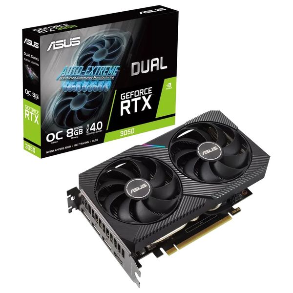 ASUS Dual GeForce RTX 3050 OC Edition - 8GB GDDR6 Graphics Card