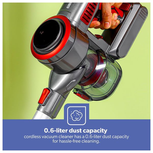  Geepas GVC19038 - Handheld Cordless Vacuum Cleaner - Gray 