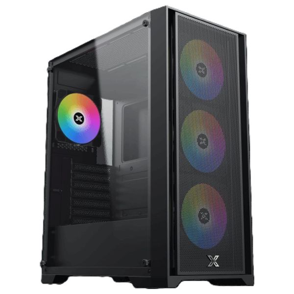 كيس كمبيوتر زيجماتيك - Gaming X II 4 Fans - اسود