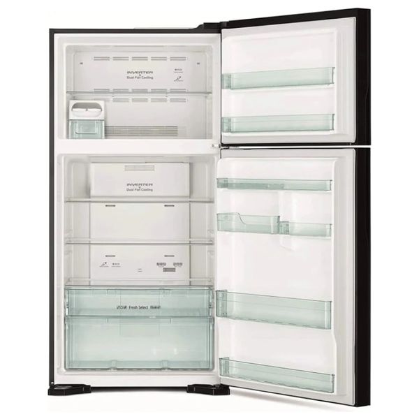  Hitachi R-V765PUQ7-1 BBK - 20ft - Conventional Refrigerator - Black 