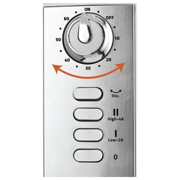 نوال CHT-560-01 – مدفأة كربون – أبيض