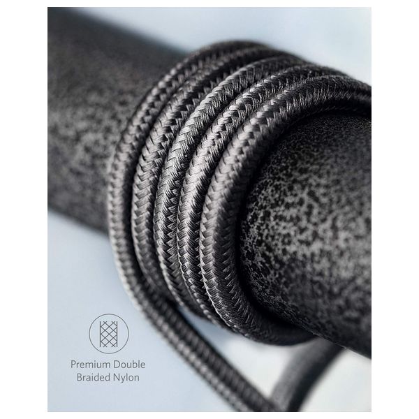  أنكر A8753H11 - كيبل USB-C إلى USB-C بقدرة 60 واط - 6 أقدام - أسود 