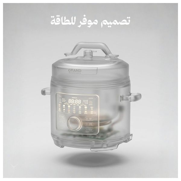  Grand GR-PC1300 - Electric Pressure Cooker - 8L - Silver 