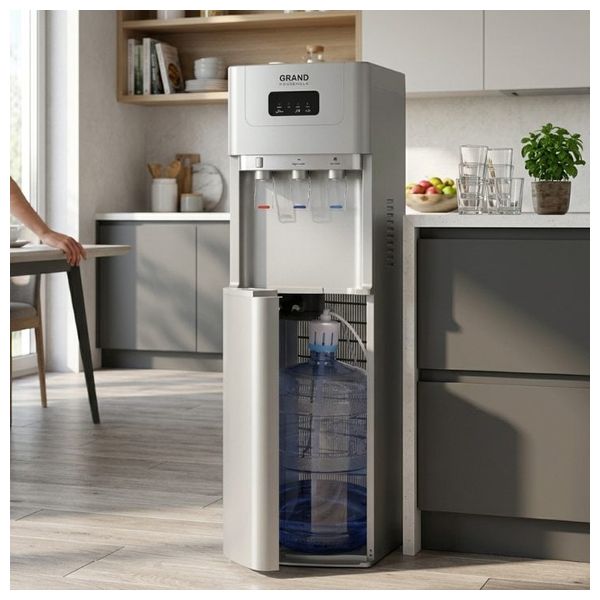  Grand GR-LY-832-1 - Bottom Loading Water Dispenser - Silver 