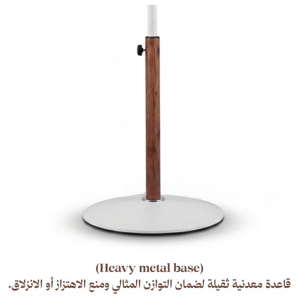  Silver Cook Stand Fan - 20-inch - 4 Blades - 3 Speeds - Wood 