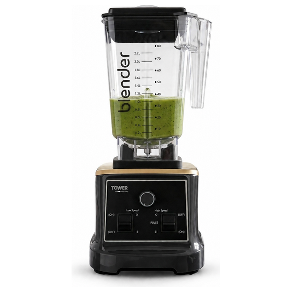  Tower Top TG-5016 - Professional Electric Blender - 2L - 1000W - Black 