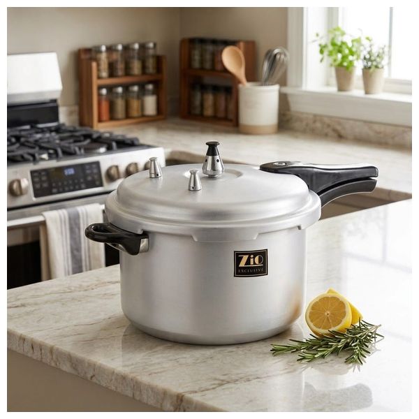  Zio zpc-8901/l06 - Aluminum Pressure Cooker - 6 Liter - Grey 