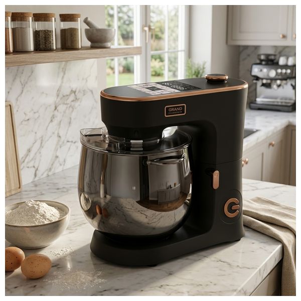  Grand House Hold GR-SM1900 - Digital Stand Mixer - 2000 W - 9.4 L - Black 