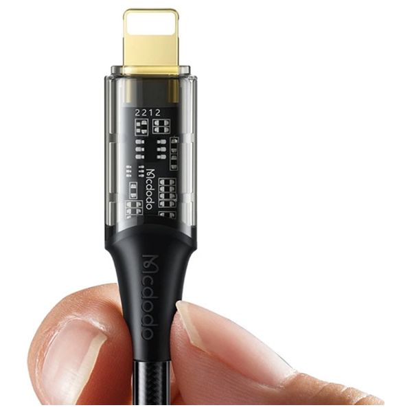 كيبل يو إس بي اي الى لايتنينج ماكدودو - CA-2080 - بطول 1.2 متر - اسود