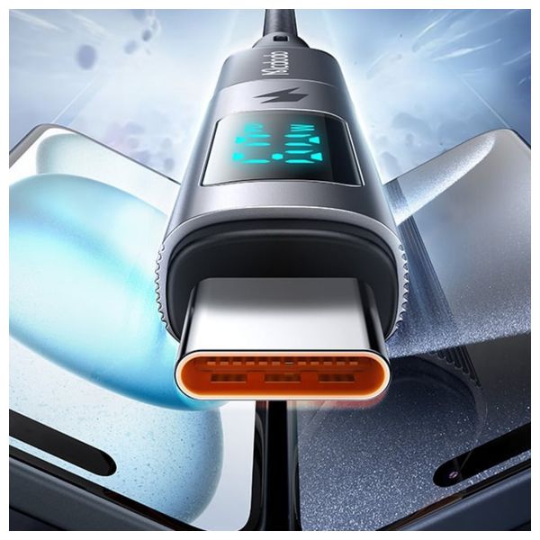 Mcdodo OT-5990 Lightning To USB-C Adapter 36W -  Silver