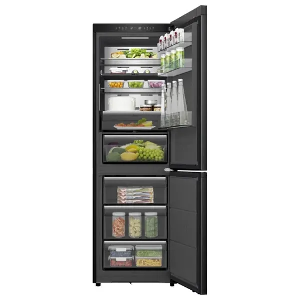  ثلاجة هايسنس RB5K430GSFE سعة 370 لتر  - اسود 