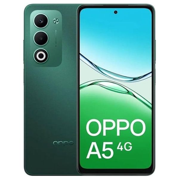  Oppo A5 - Dual SIM - 6.67 inch IPS LCD - Snapdragon 6s 4G Gen1 - 6000 mAh, 45W Charging 