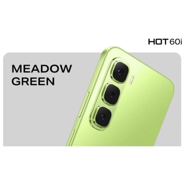  Infinix Hot 60i - Dual SIM - 6.7 inch 120Hz IPS LCD - MediaTek Helio G81 Ultimate - 5160mAh, 45W 