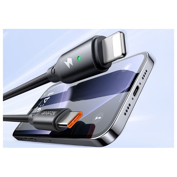 Mcdodo CA-5680 - 2 In 1 USB-C to Lightning + Wireless charging - 36w - 1.5 m - Black