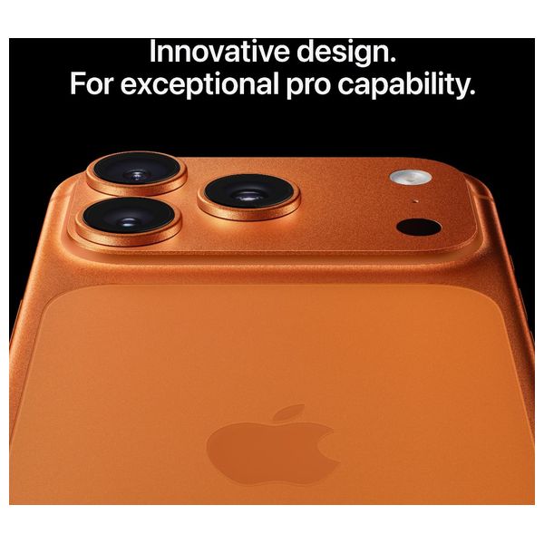Apple iPhone 17 Pro 6.3-inch Display - Aluminum unibody Design - A19 Pro chip - All 48MP Rear Cameras, and Best-ever Battery life
