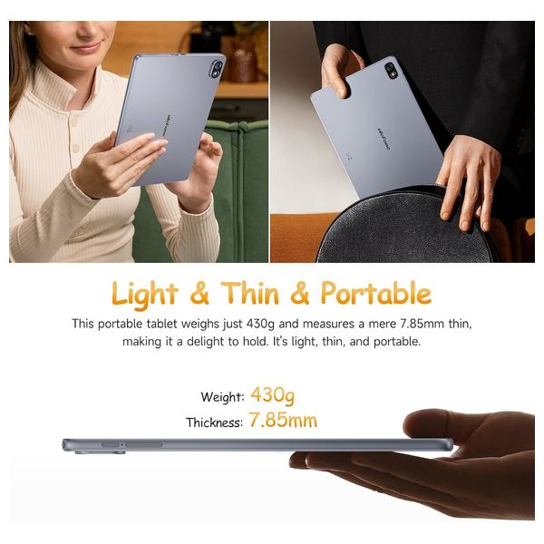 تب ولفون تاب وي 10 - واي فاي - رمادي