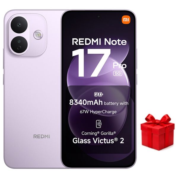 Xiaomi Redmi Note 17 Pro 5G - Dual SIM - 6.83-inch AMOLED - Snapdragon 6s Gen 4 - 8340mAh, 67W - AI Features + Free Gift
