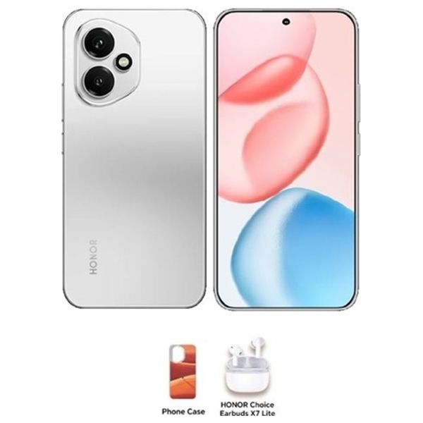 هونر 400 5G - دبل سيم - 512/12 كيكابايت - 6.55 انج - اموليد 120 هيرتز - Snapdragon 7 الجيل الثالث (4 نانومتر) - حجم بطارية 6000 ميلي امبير + حافظة + سماعة هونر اكس 7 لايت