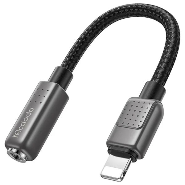 Mcdodo CA-5010 - Lightning to 3.5mm Audio Adapter - 0.11m -  Black