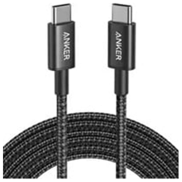  أنكر A8753H11 - كيبل USB-C إلى USB-C بقدرة 60 واط - 6 أقدام - أسود 