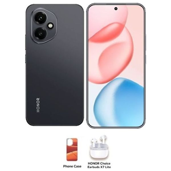 هونر 400 5G - دبل سيم - 512/12 كيكابايت - 6.55 انج - اموليد 120 هيرتز - Snapdragon 7 الجيل الثالث (4 نانومتر) - حجم بطارية 6000 ميلي امبير + حافظة + سماعة هونر اكس 7 لايت